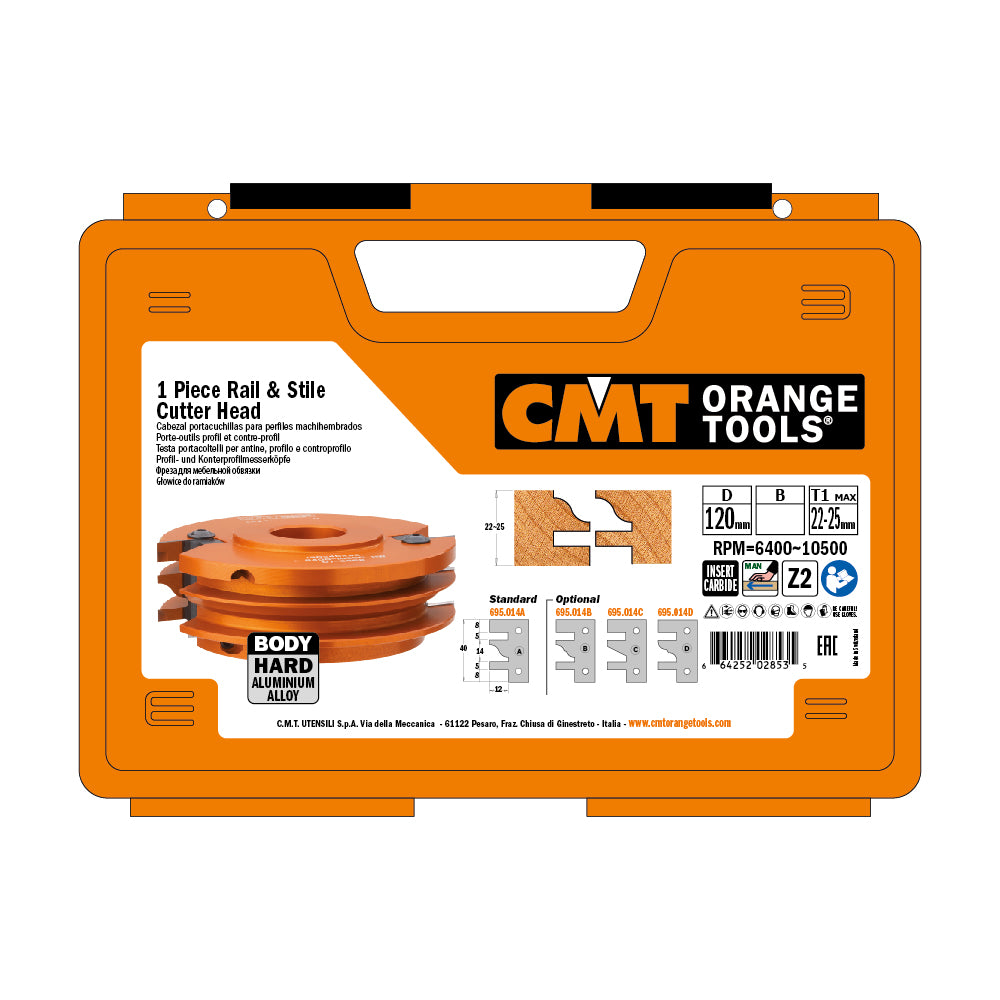 Rail & Stile Cutter Heads - Professional Cutter for Industrial Woodworking