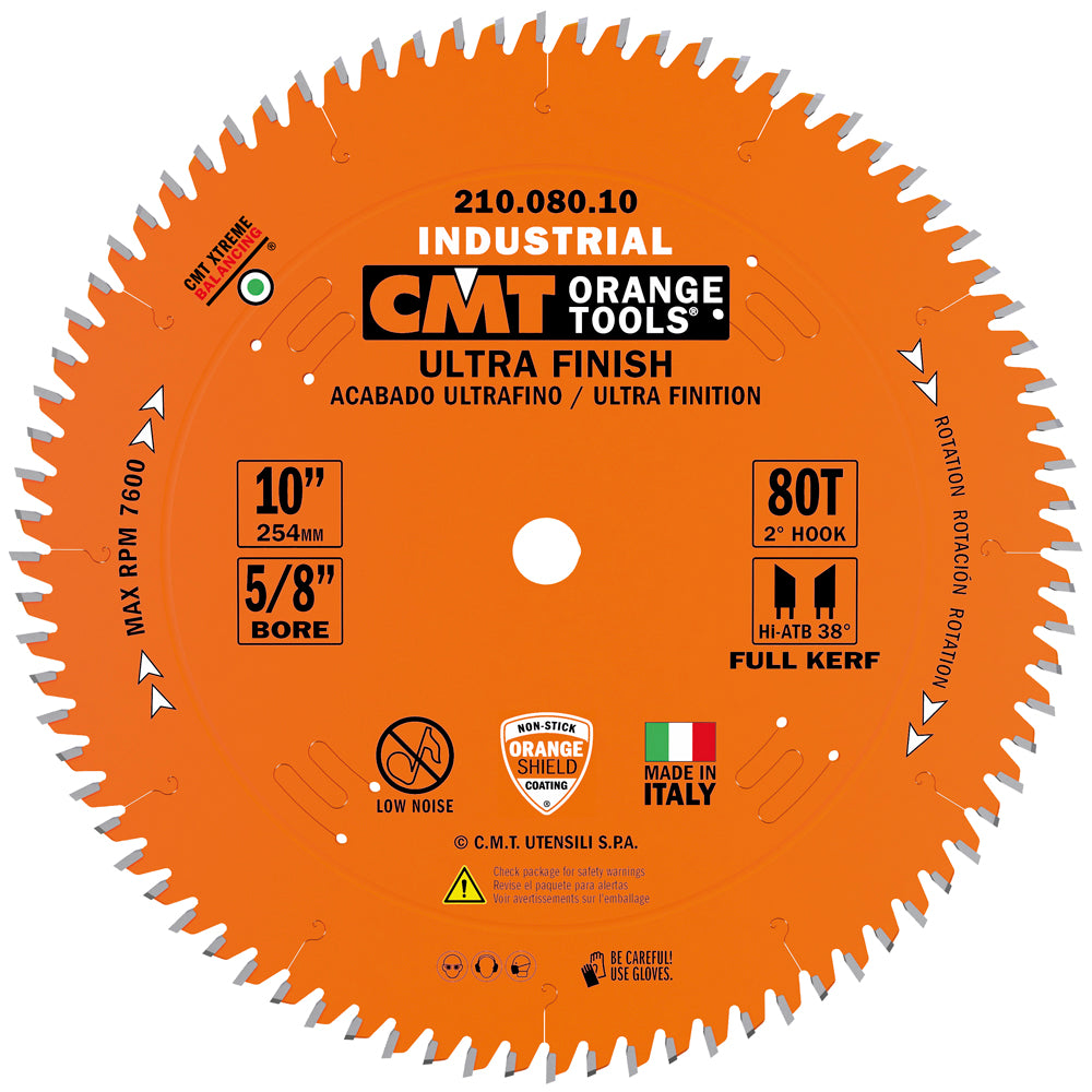 210.080.10 Ultra Finish - Plywood & Melamine | Saw Blades - Professional Saw Blades for Industrial Woodworking