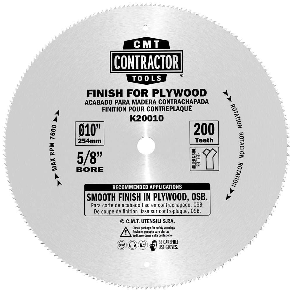 K20010 Finish For Plywood K | Saw Blades - Professional Saw Blades for Industrial Woodworking