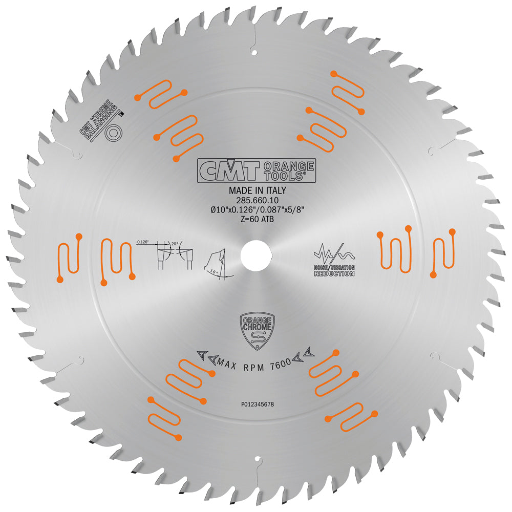 285.660.10 Fine Finish Saw Blades - Professional Saw Blade for Industrial Woodworking