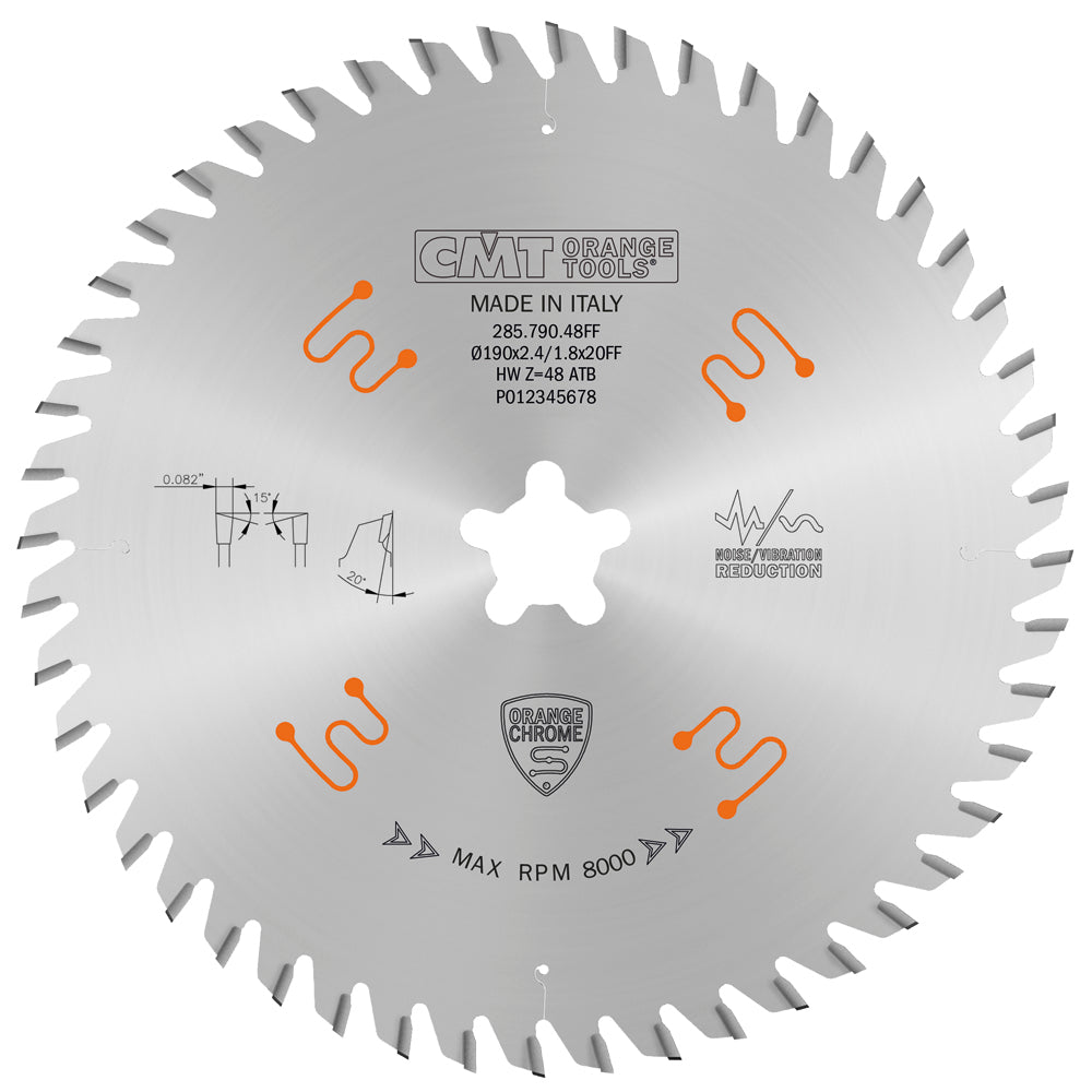 285.790.48FF Fine Finish Saw Blades - Professional Saw Blade for Industrial Woodworking
