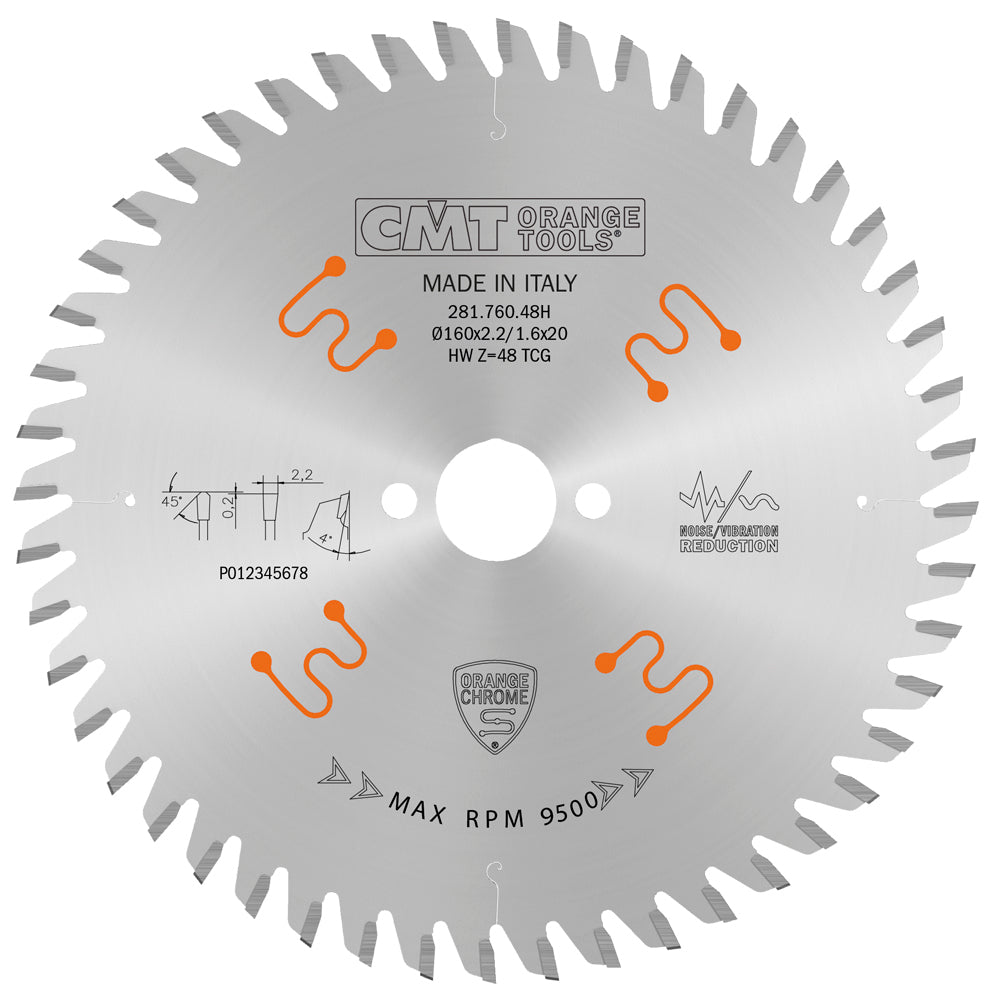 281.760.48H Heavy-Duty Fine Finish - LONG LIFE | Saw Blades - Professional Saw Blades for Industrial Woodworking
