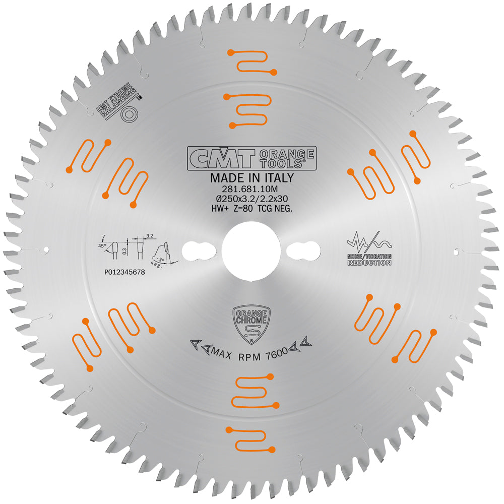 281.681.10M Double-Sided - Laminate & Melamine | Saw Blades - Professional Saw Blades for Industrial Woodworking