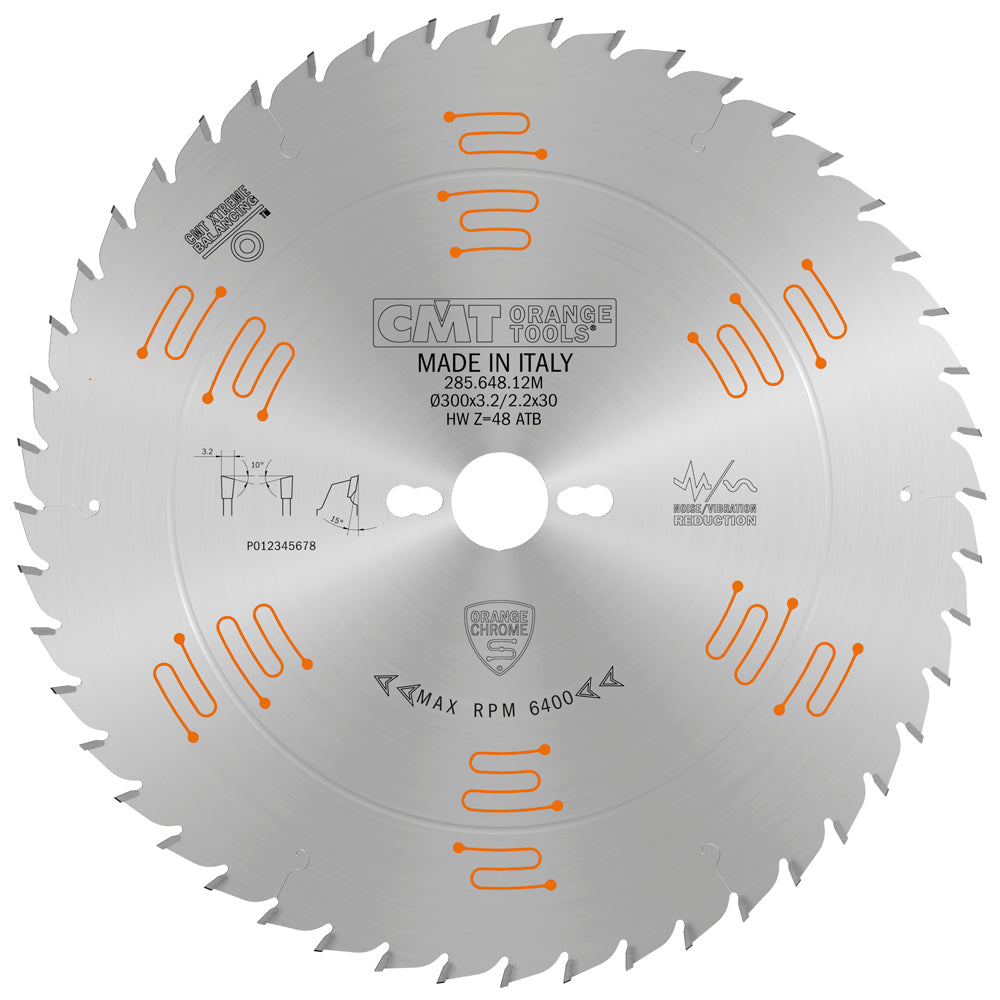 285.648.12M Heavy-Duty General Purpose | Saw Blades - Professional Saw Blades for Industrial Woodworking