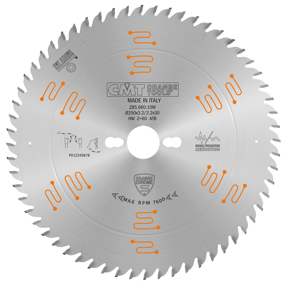 285.660.10M Fine Finish Saw Blades - Professional Saw Blade for Industrial Woodworking