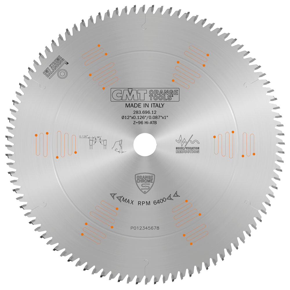 283.696.12 Ultra Finish - Plywood & Melamine | Saw Blades - Professional Saw Blades for Industrial Woodworking