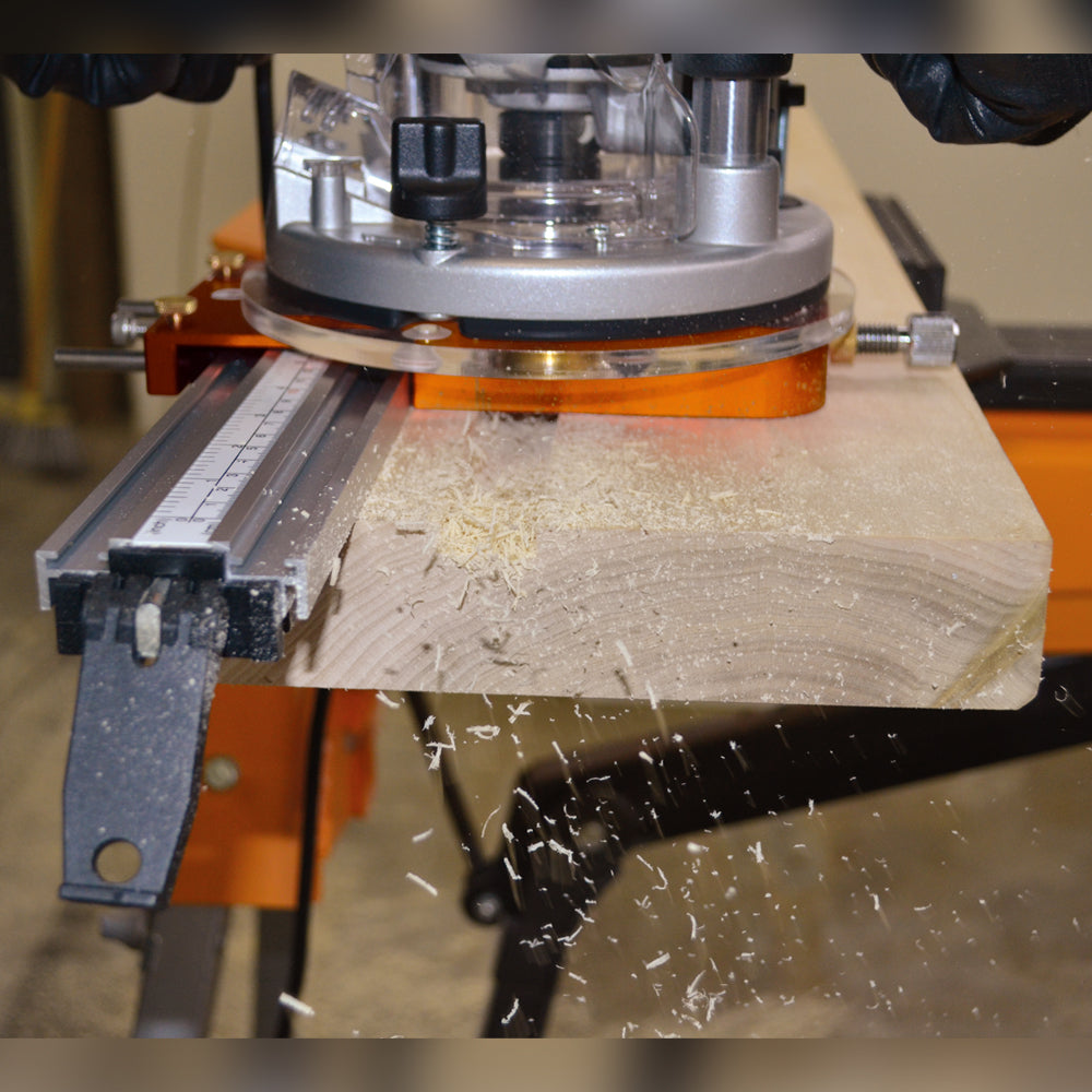 Adjustable Precision Router Dado Jig - Professional for Industrial Woodworking