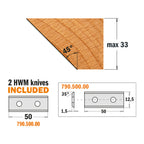 Forty-Five° Chamfer Cutter Heads - Professional Cutter for Industrial Woodworking