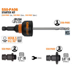 Hole Saw Arbors, Pilot Drills & Kit