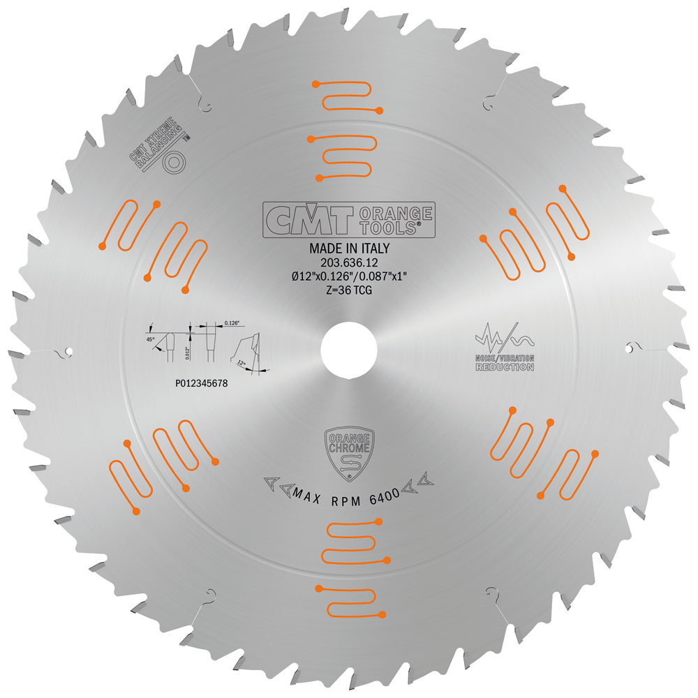 203.636.12 Heavy-Duty Glue Line Ripping | Saw Blades - Professional Saw Blades for Industrial Woodworking
