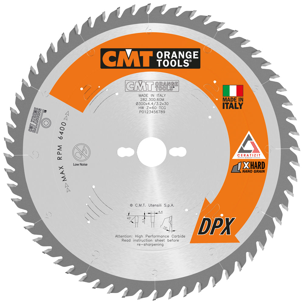282.300.60M Panel Sizing - DPX | Saw Blades - Professional Saw Blades for Industrial Woodworking