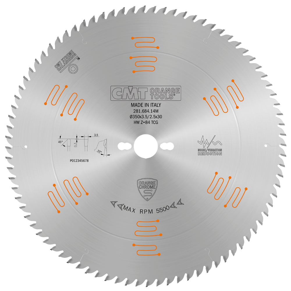 281.684.14M Heavy-Duty Fine Finish - LONG LIFE | Saw Blades - Professional Saw Blades for Industrial Woodworking