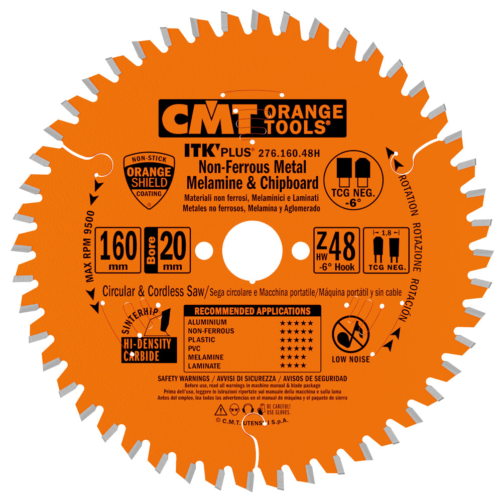 276.160.48H Non-Ferrous & Laminate P - Professional Saw Blade for Industrial Woodworking