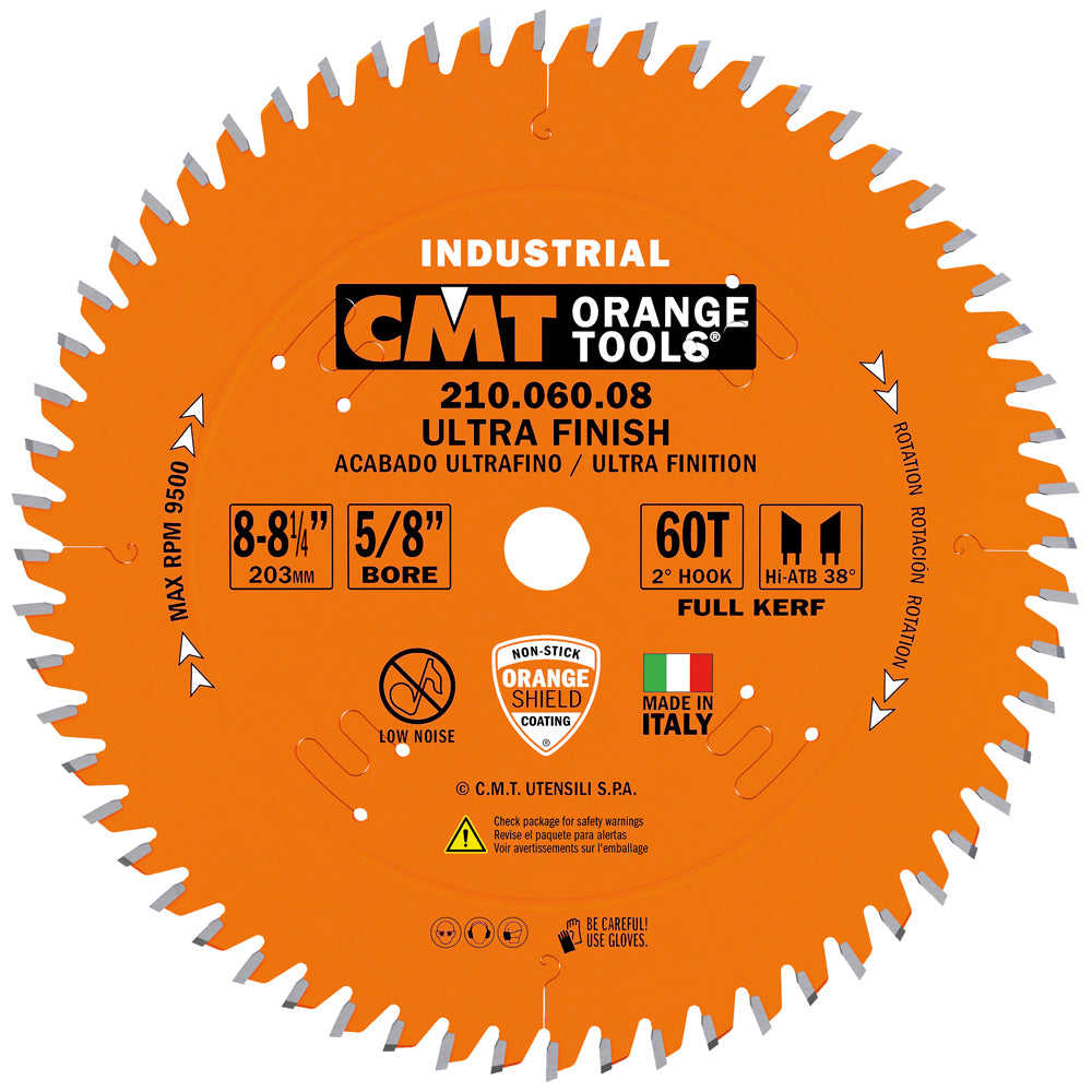 210.060.08 Ultra Finish - Plywood & Melamine | Saw Blades - Professional Saw Blades for Industrial Woodworking