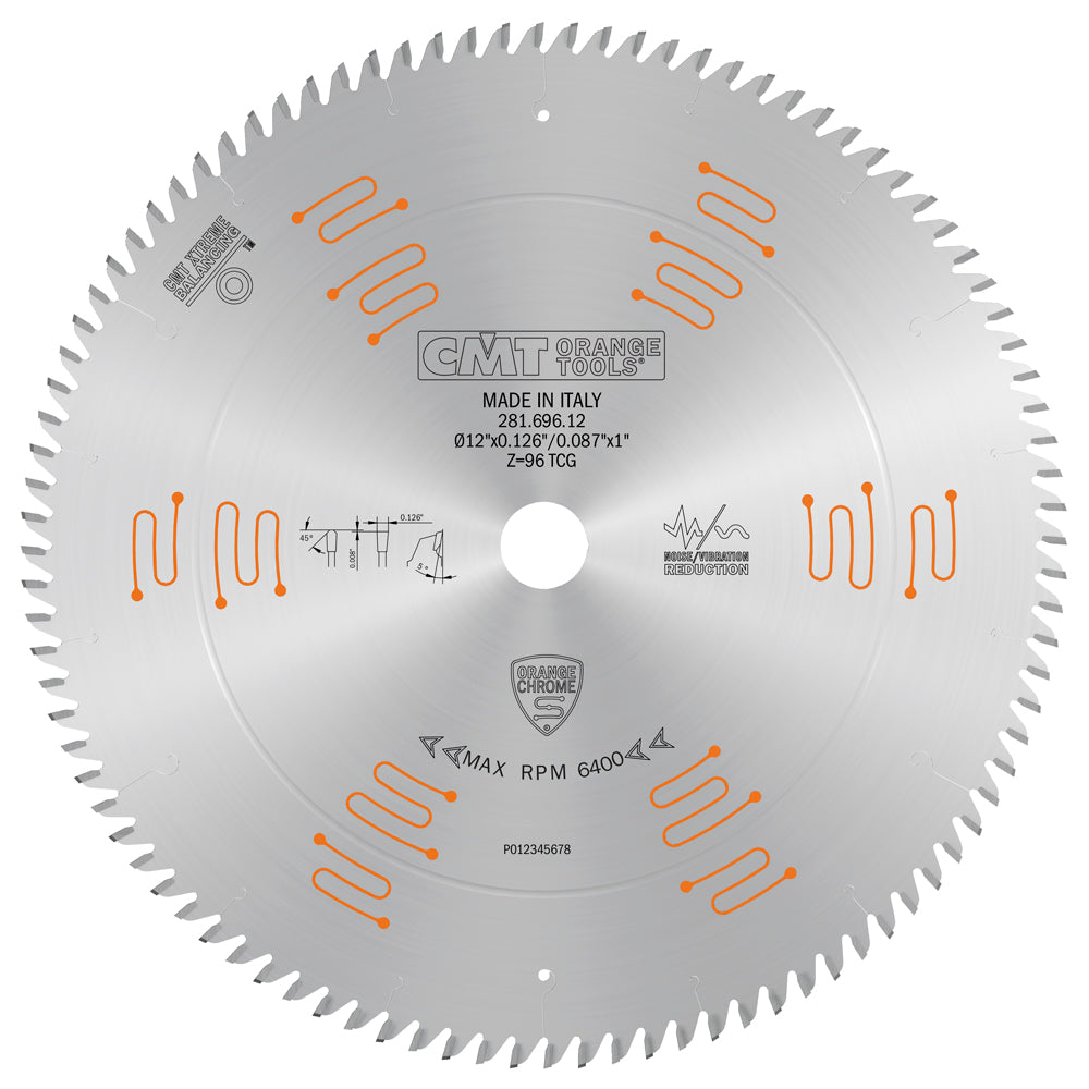 281.696.12 Single-Sided - Laminate & Melamine | Saw Blades - Professional Saw Blades for Industrial Woodworking