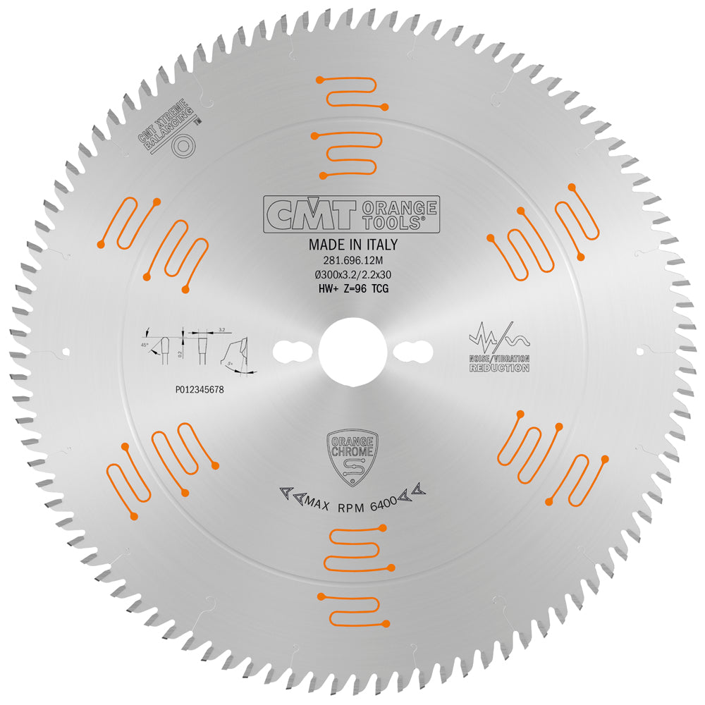 281.696.12M Single-Sided - Laminate & Melamine | Saw Blades - Professional Saw Blades for Industrial Woodworking