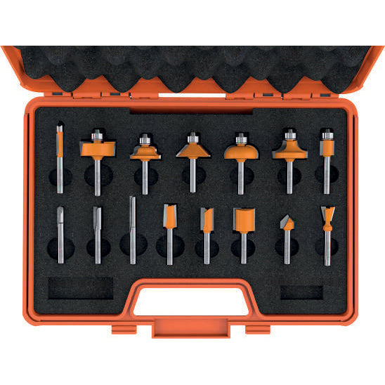 15-piece Router Bit Sets - Professional Router Bits & Sets for Industrial Woodworking
