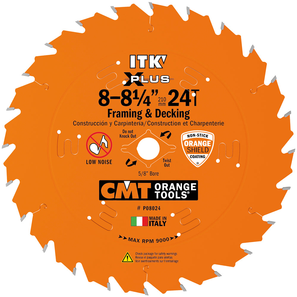 P08024 Framing & Ripping - Professional Saw Blade for Industrial Woodworking