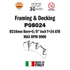 P08024 Framing & Ripping - Professional Saw Blade for Industrial Woodworking