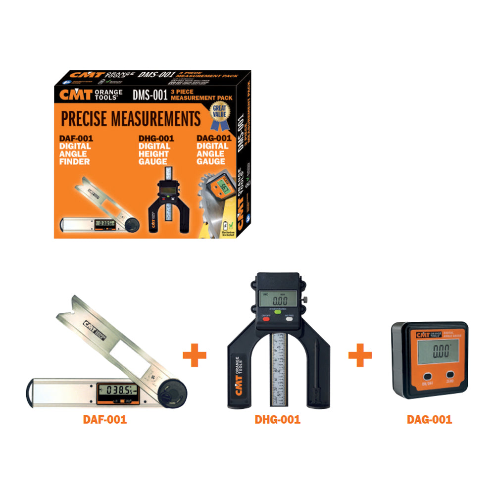 3-piece Precise Measurement Pack - Professional for Industrial Woodworking