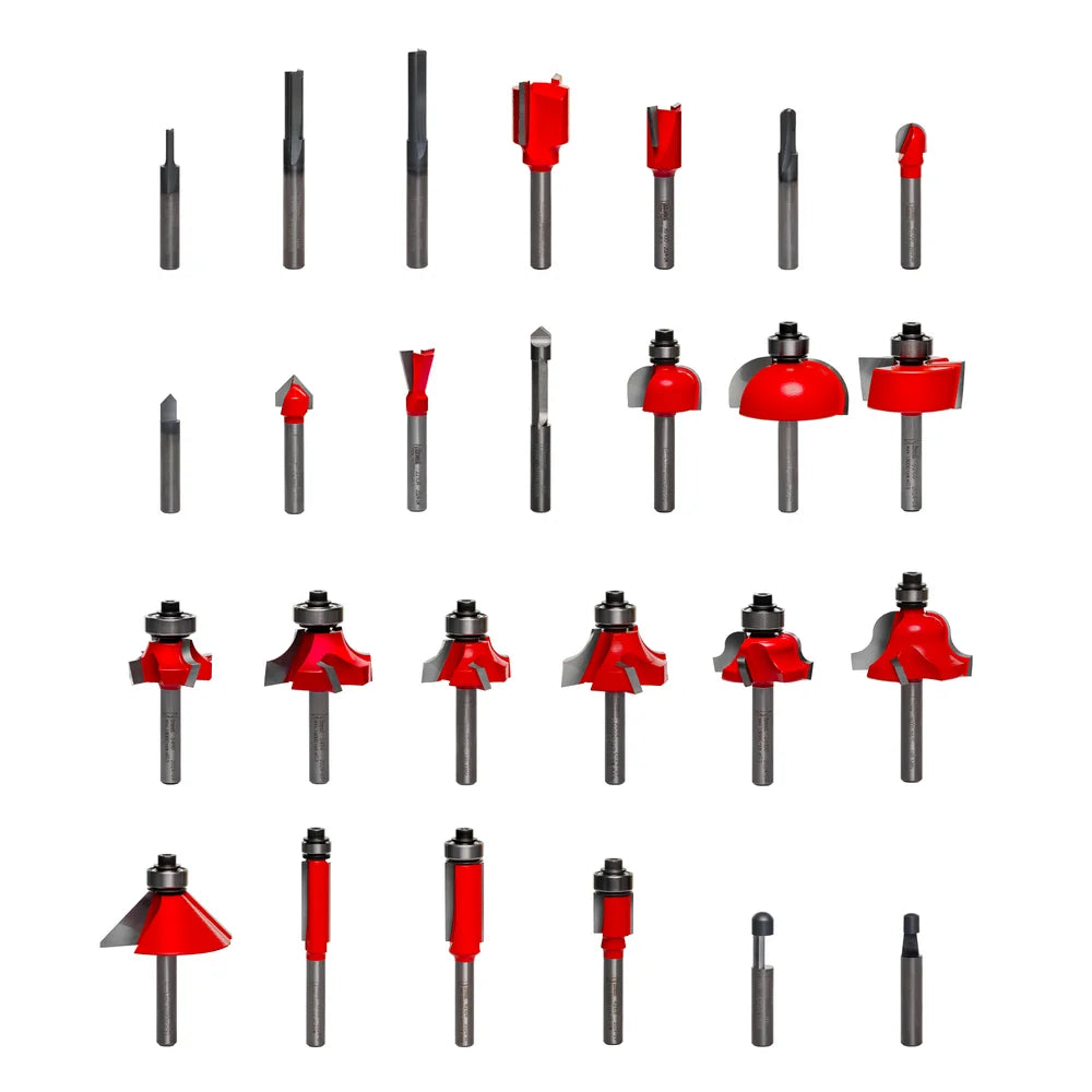 26-Piece Artisan Bit Set - Professional for Industrial Woodworking