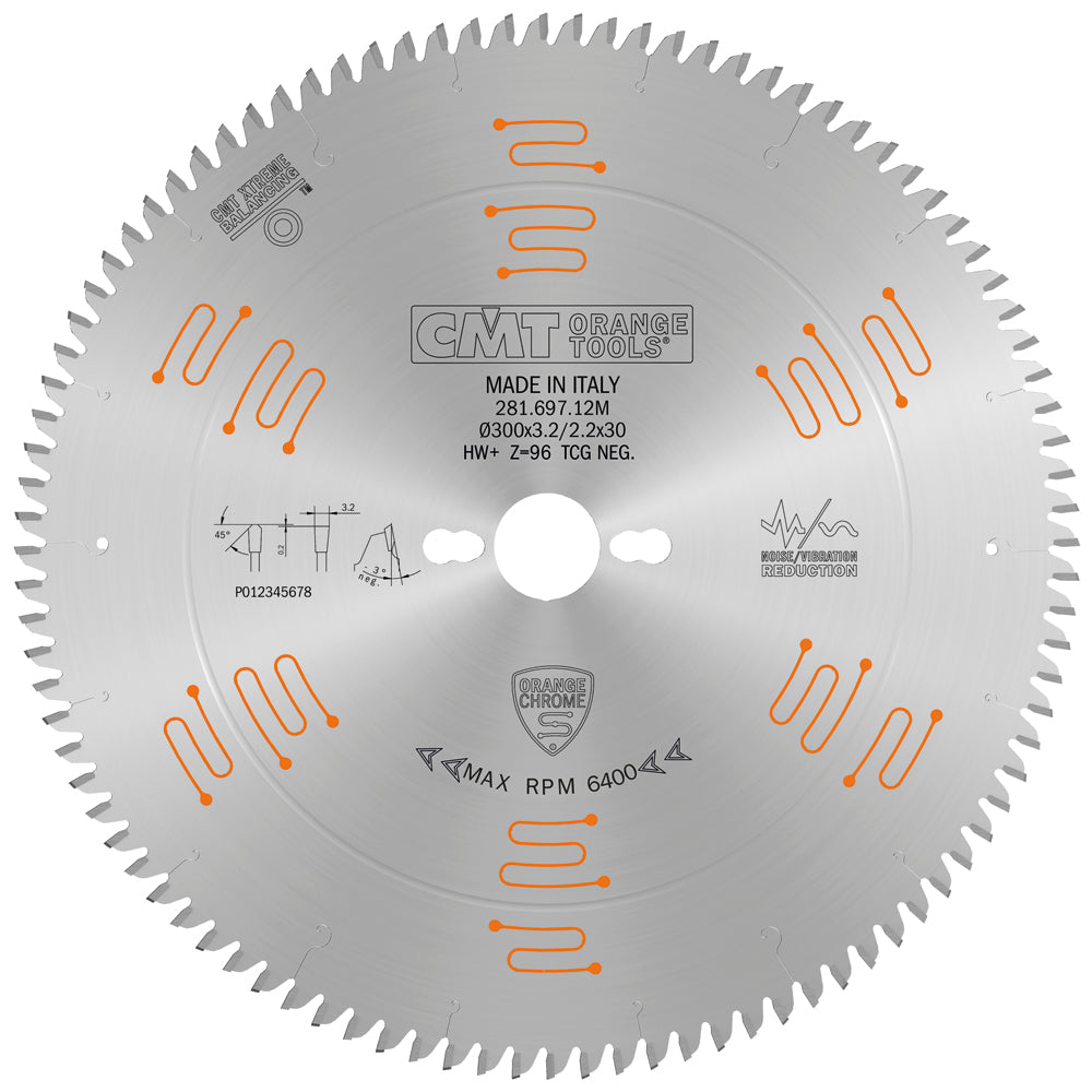 281.697.12M Double-Sided - Laminate & Melamine | Saw Blades - Professional Saw Blades for Industrial Woodworking