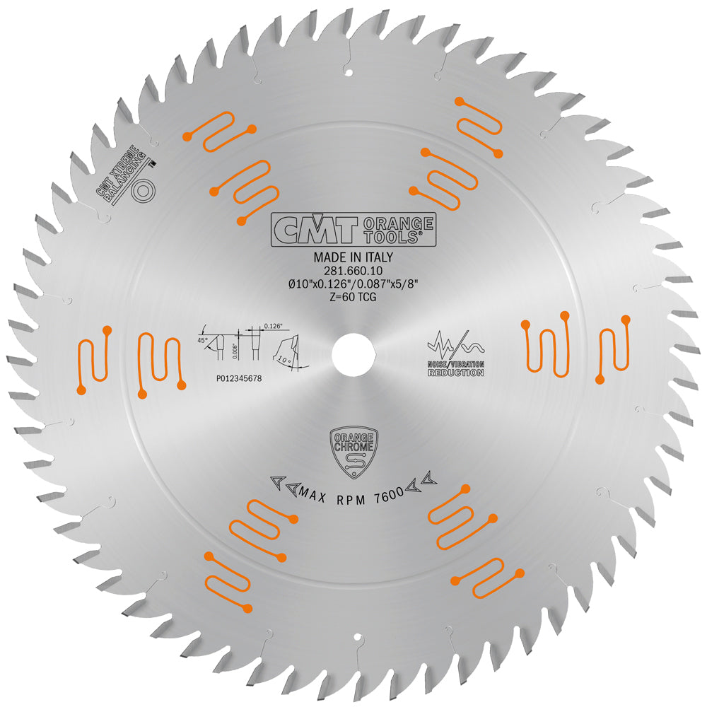 281.660.10 Heavy-Duty Fine Finish - LONG LIFE | Saw Blades - Professional Saw Blades for Industrial Woodworking