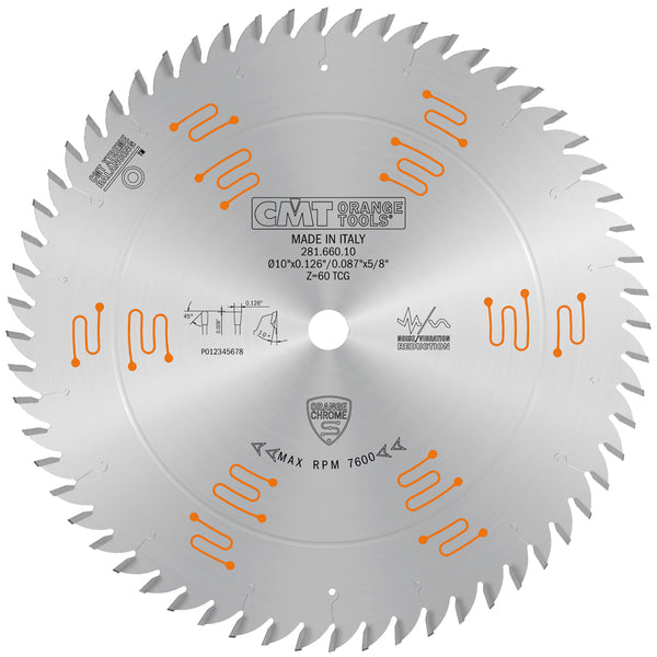 281.660.10 Heavy-Duty Fine Finish - LONG LIFE | Saw Blades - Professional Saw Blades for Industrial Woodworking