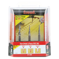 3-Piece CNC Fine Detail Set - Professional for Industrial Woodworking