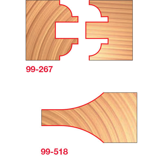 98-302 3-Piece Door Construction Set - Professional for Industrial Woodworking