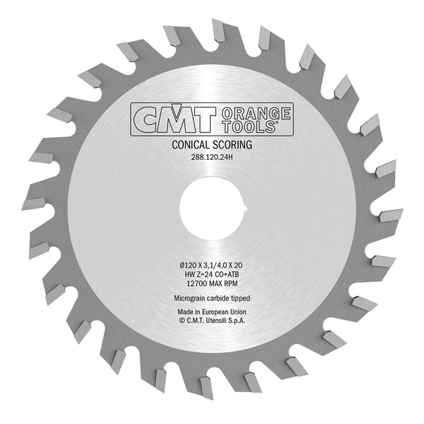 288.120.24H Conical Scoring | Saw Blades - Professional Saw Blades for Industrial Woodworking
