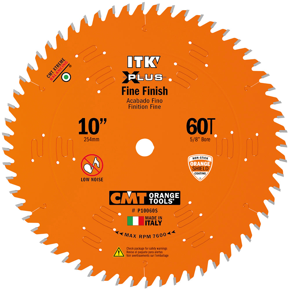 P10060S Fine Finish Sliding Compound - Professional Saw Blade for Industrial Woodworking