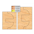 4 inch DOUBLE SIDED COPE & PATTERN (8 Piece Cutter Sets) - Professional for Industrial Woodworking