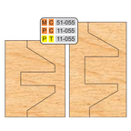 4 inch DOUBLE SIDED COPE & PATTERN (8 Piece Cutter Sets) - Professional for Industrial Woodworking