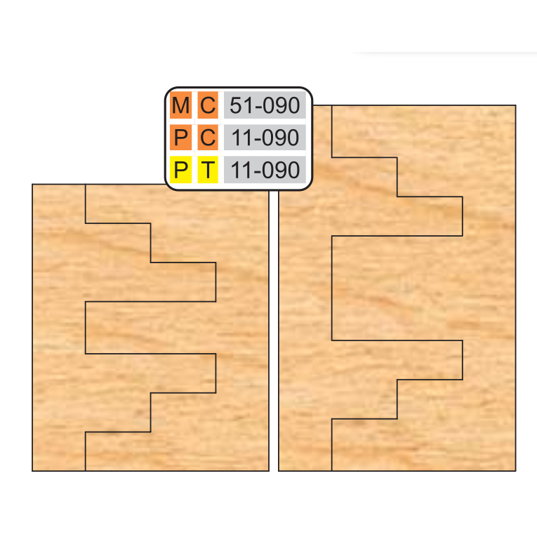 DOUBLE SIDED COPE & PATTERN (8 Piece Cutter Sets)