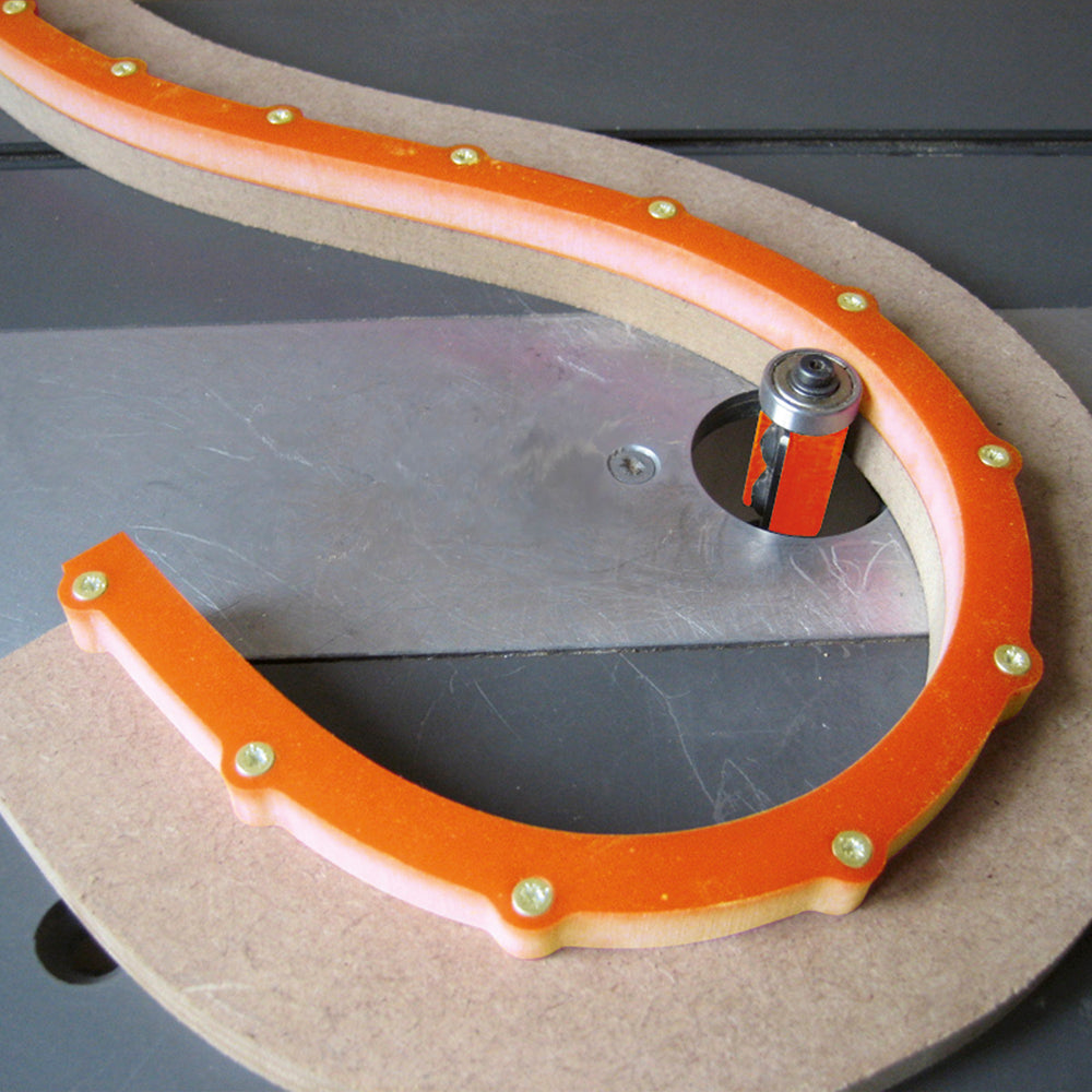Flexible Template for Curved & Arched Routing - Professional for Industrial Woodworking