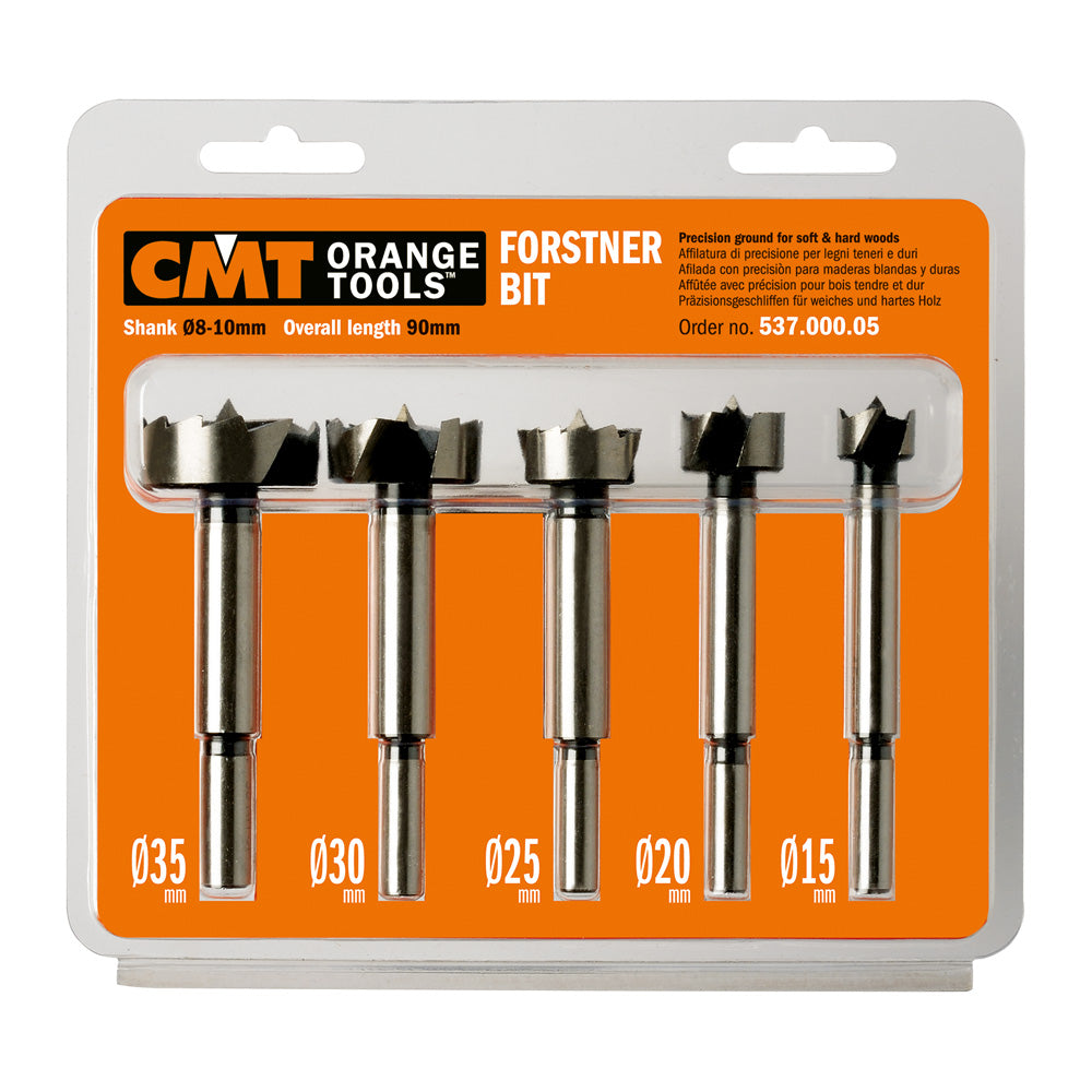 537.000.05 Forstner Bit Sets - Professional for Industrial Woodworking