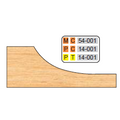 4 inch Squared RAISED PANEL SHAPER CUTTERS (3/4" MATERIAL) - Professional Shaper Cutters for Industrial Woodworking