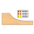 4 inch Squared RAISED PANEL SHAPER CUTTERS (3/4" MATERIAL) - Professional Shaper Cutters for Industrial Woodworking