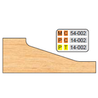 4 inch Squared RAISED PANEL SHAPER CUTTERS (3/4" MATERIAL) - Professional Shaper Cutters for Industrial Woodworking