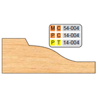 4 inch Squared RAISED PANEL SHAPER CUTTERS (3/4" MATERIAL) - Professional Shaper Cutters for Industrial Woodworking