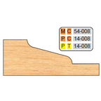 4 inch Squared RAISED PANEL SHAPER CUTTERS (3/4" MATERIAL) - Professional Shaper Cutters for Industrial Woodworking
