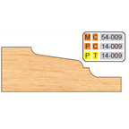 4 inch Squared RAISED PANEL SHAPER CUTTERS (3/4" MATERIAL) - Professional Shaper Cutters for Industrial Woodworking