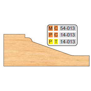 4 inch Squared RAISED PANEL SHAPER CUTTERS (3/4" MATERIAL) - Professional Shaper Cutters for Industrial Woodworking