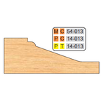 4 inch Squared RAISED PANEL SHAPER CUTTERS (3/4" MATERIAL) - Professional Shaper Cutters for Industrial Woodworking