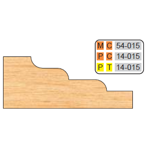 4 inch Squared RAISED PANEL SHAPER CUTTERS (3/4" MATERIAL) - Professional Shaper Cutters for Industrial Woodworking