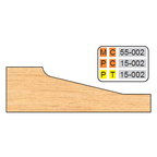 4 inch Squared RAISED PANEL SHAPER CUTTERS (5/8" MATERIAL) - Professional Cutter for Industrial Woodworking