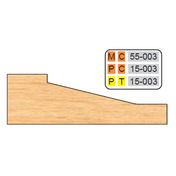RAISED PANEL SHAPER CUTTERS (5/8" MATERIAL) - Professional Cutter for Industrial Woodworking