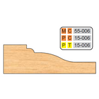 4 inch Squared RAISED PANEL SHAPER CUTTERS (5/8" MATERIAL) - Professional Cutter for Industrial Woodworking