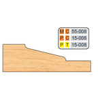 4 inch Squared RAISED PANEL SHAPER CUTTERS (5/8" MATERIAL) - Professional Cutter for Industrial Woodworking